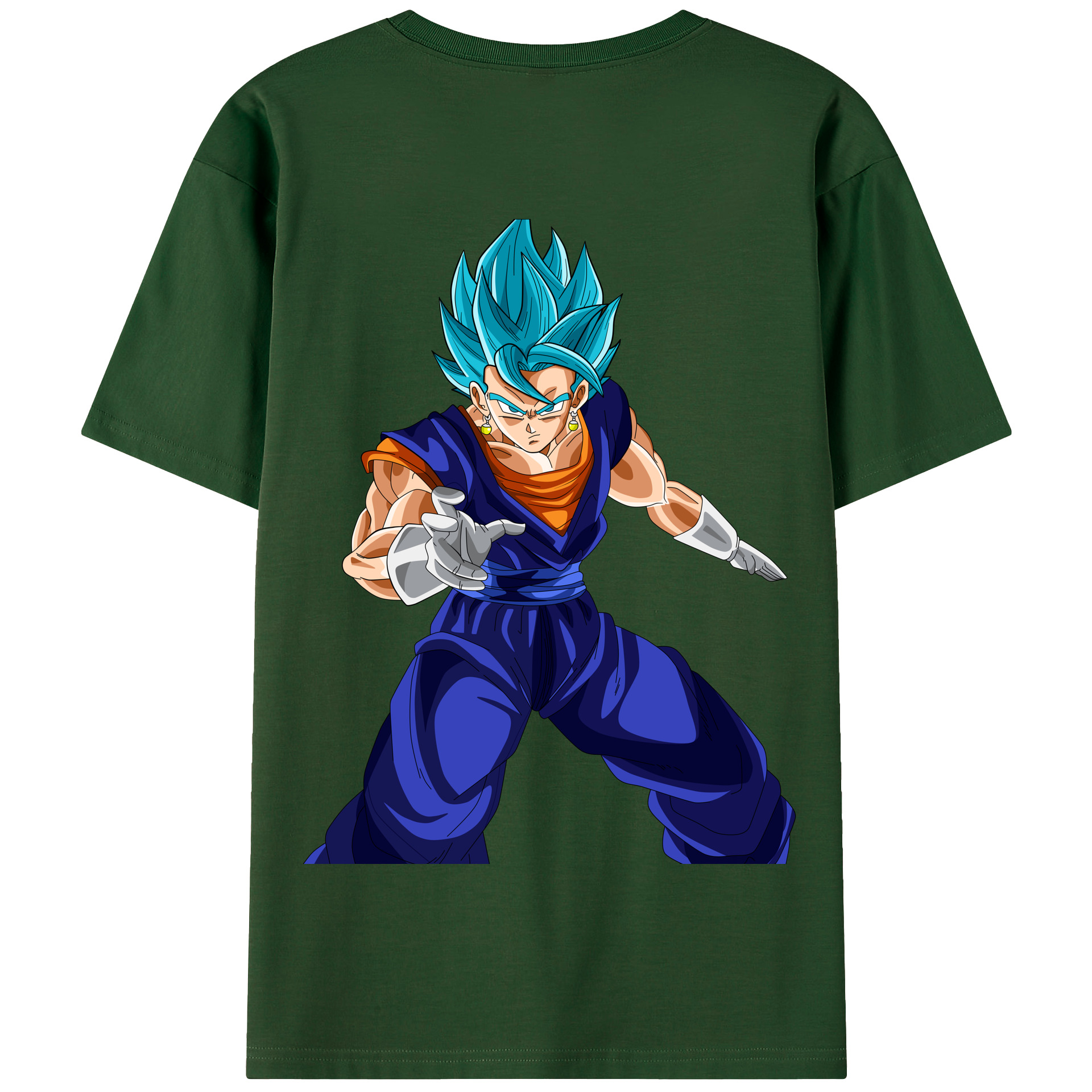 （画像用） ドラゴンボール ベジット DRAGON BALL Vegetto 綿100％半袖Tシャツ（背面プリント）
